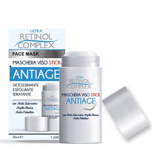 Maschera Viso Stick Antiage Face Mask Esfoliante Idratante Retinol Complex_2750 